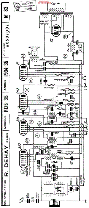 Dehay_RD535维修电路原理图.pdf