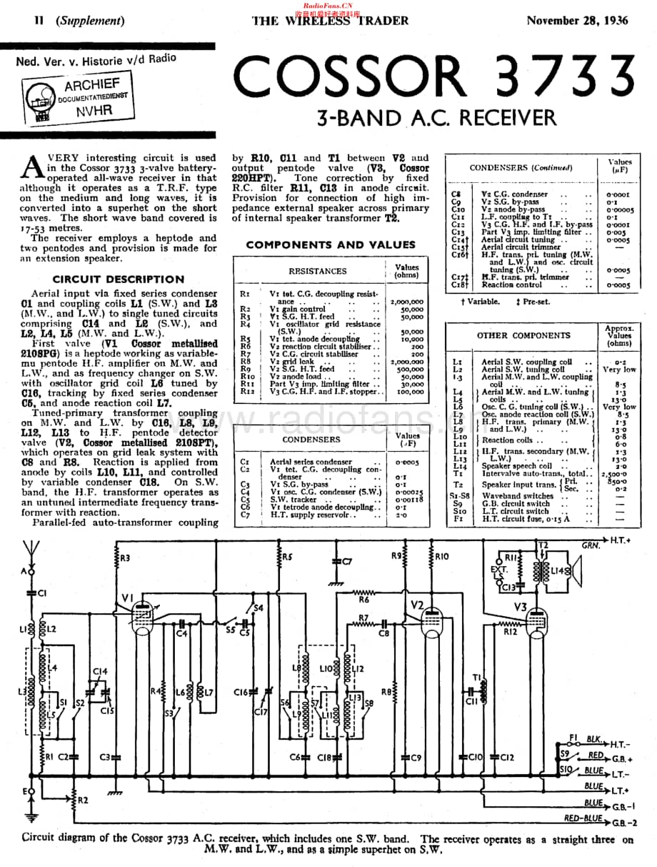 Cossor_3733维修电路原理图.pdf_第1页