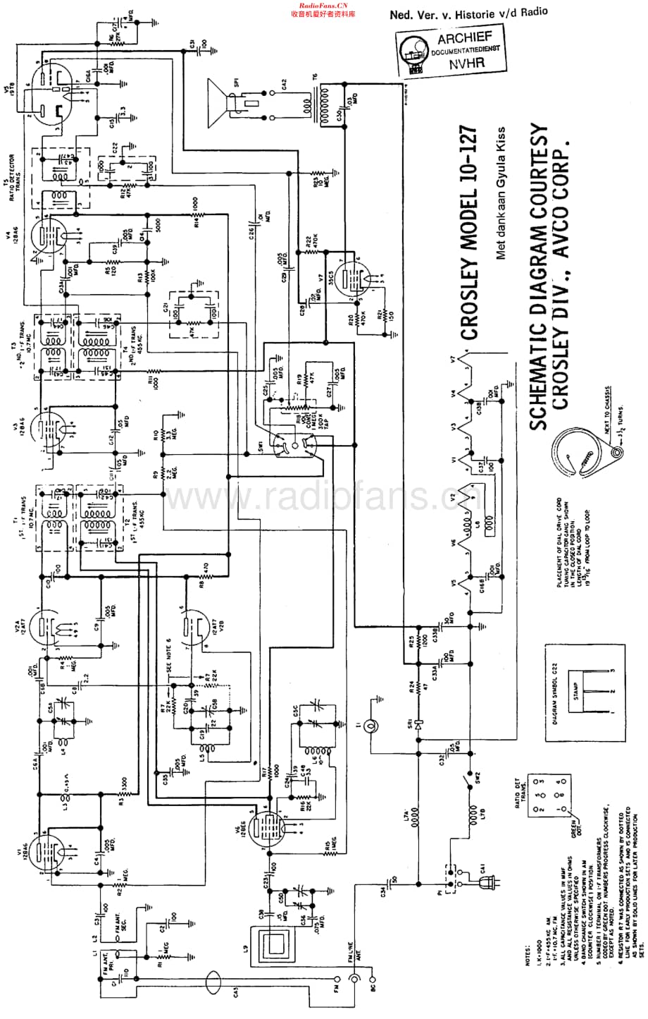 Crosley_10-127维修电路原理图.pdf_第1页