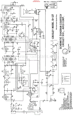 Crosley_10-127维修电路原理图.pdf