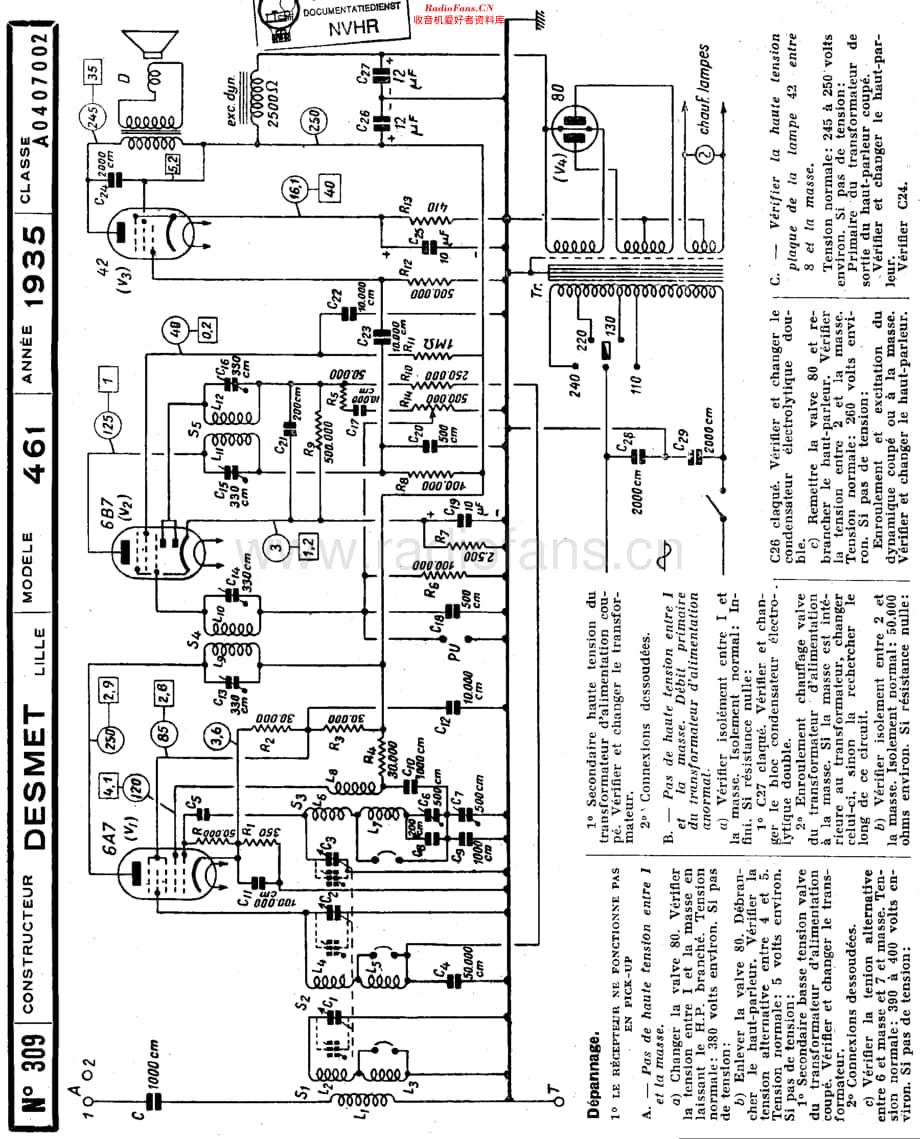 Desmet_461维修电路原理图.pdf_第1页