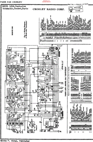Crosley_1014维修电路原理图.pdf