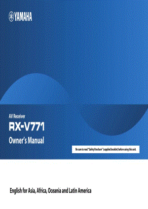 RX-V771_om_En2使用说明书.pdf