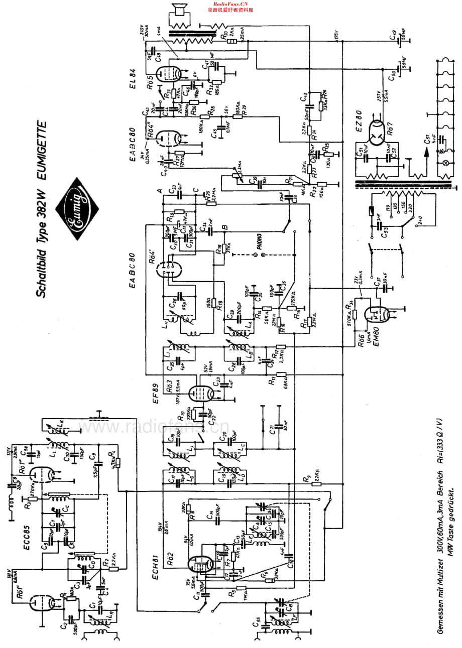 Eumig_382W维修电路原理图.pdf_第2页