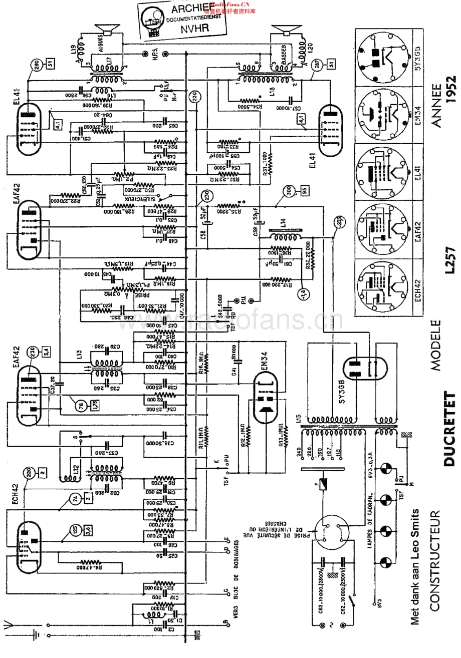 Ducretet_L257维修电路原理图.pdf_第1页