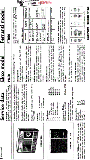 Ekco_PT399维修电路原理图.pdf