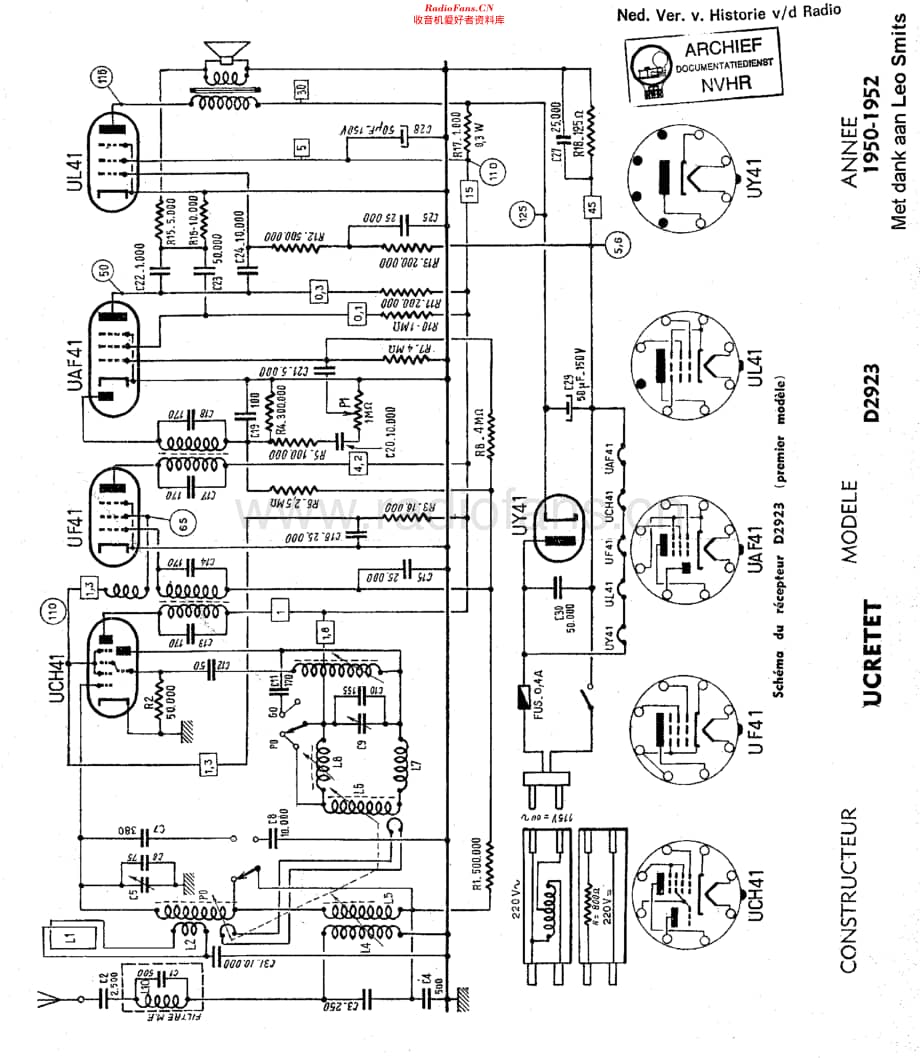 Ducretet_D2923维修电路原理图.pdf_第1页