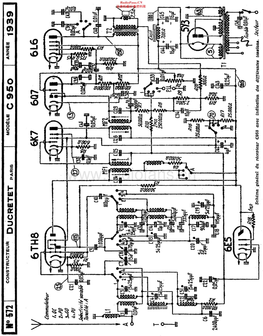 Ducretet_C950维修电路原理图.pdf_第2页