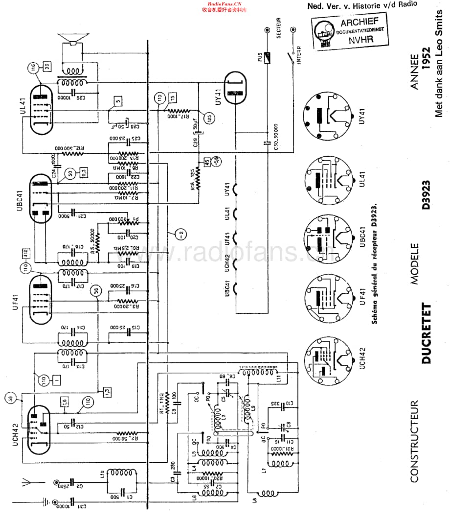Ducretet_D3923维修电路原理图.pdf_第1页