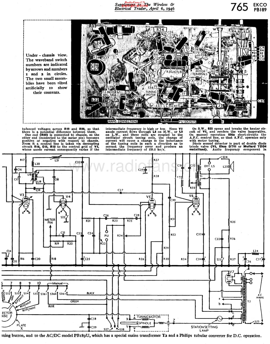 Ekco_PB189维修电路原理图.pdf_第2页
