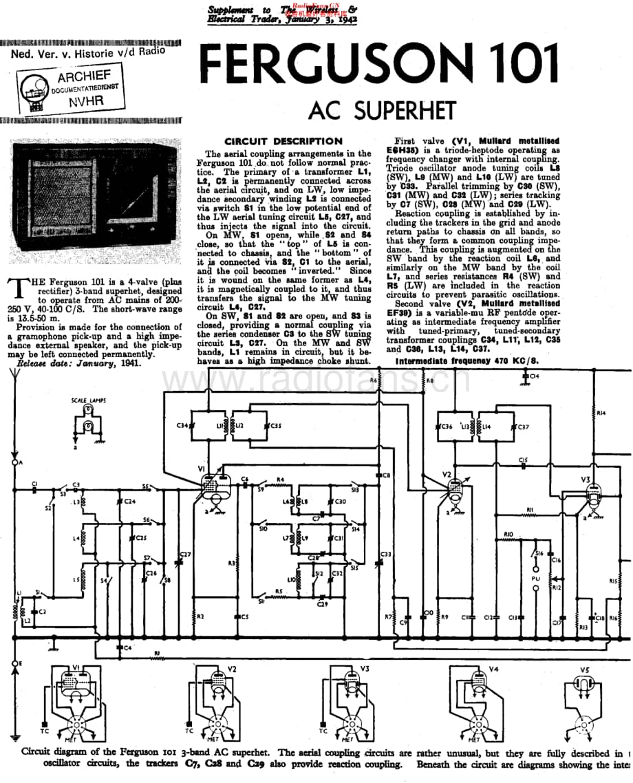 Ferguson_101维修电路原理图.pdf_第1页