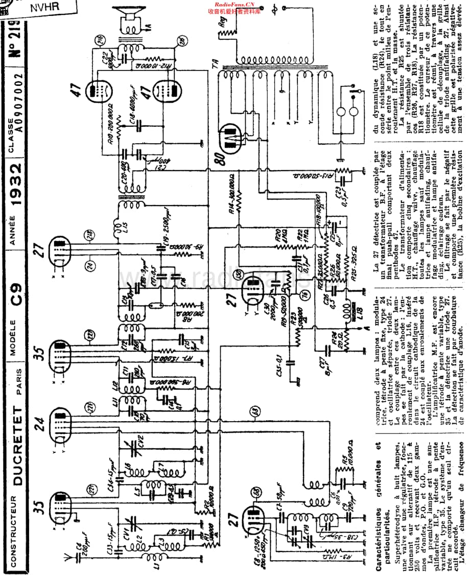Ducretet_C9维修电路原理图.pdf_第1页