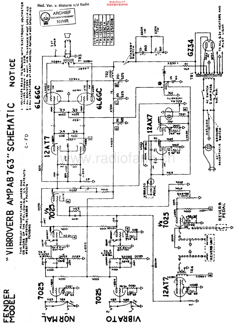 Fender_AB763维修电路原理图.pdf_第1页