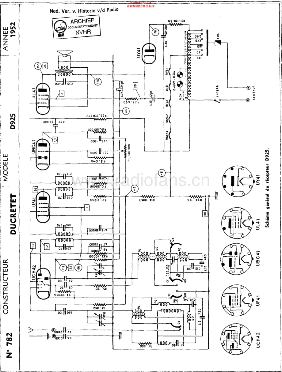 Ducretet_D925维修电路原理图.pdf_第1页