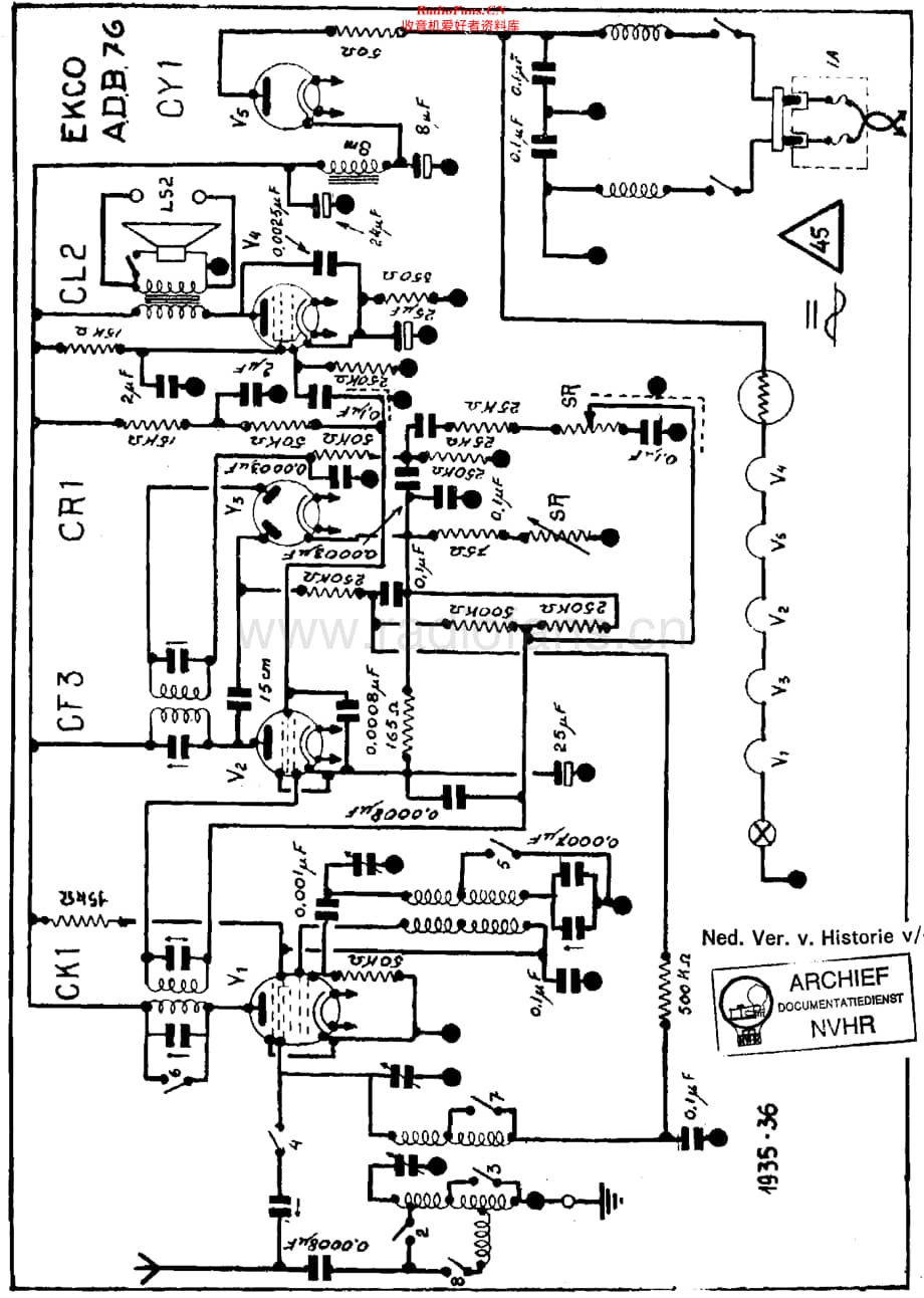 Ekco_ADB76维修电路原理图.pdf_第1页