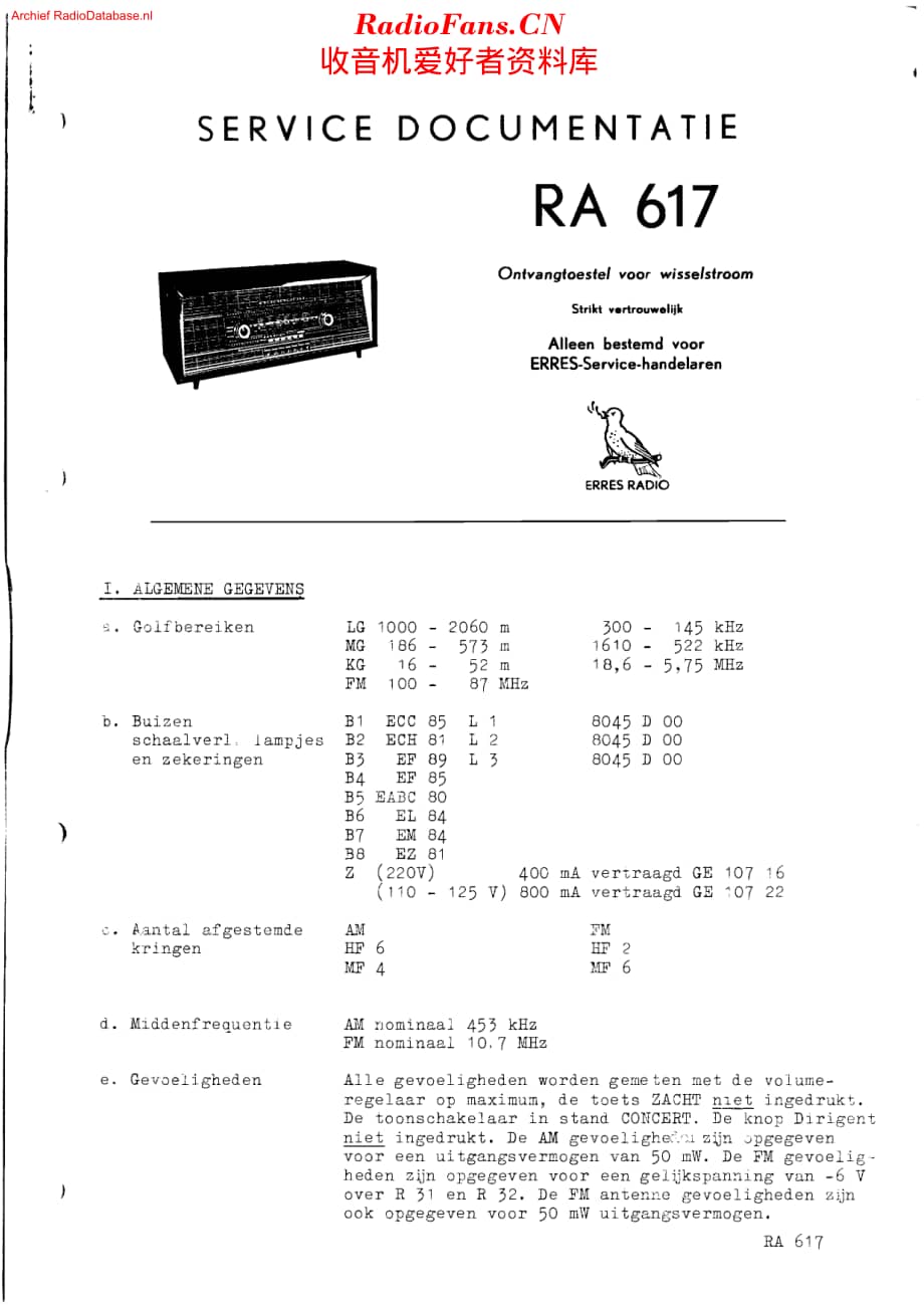 Erres_RA617维修电路原理图.pdf_第1页