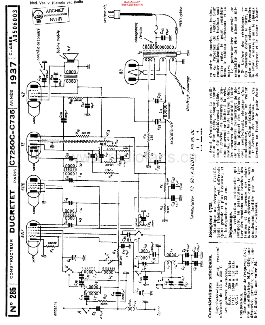 Ducretet_C735维修电路原理图.pdf_第1页