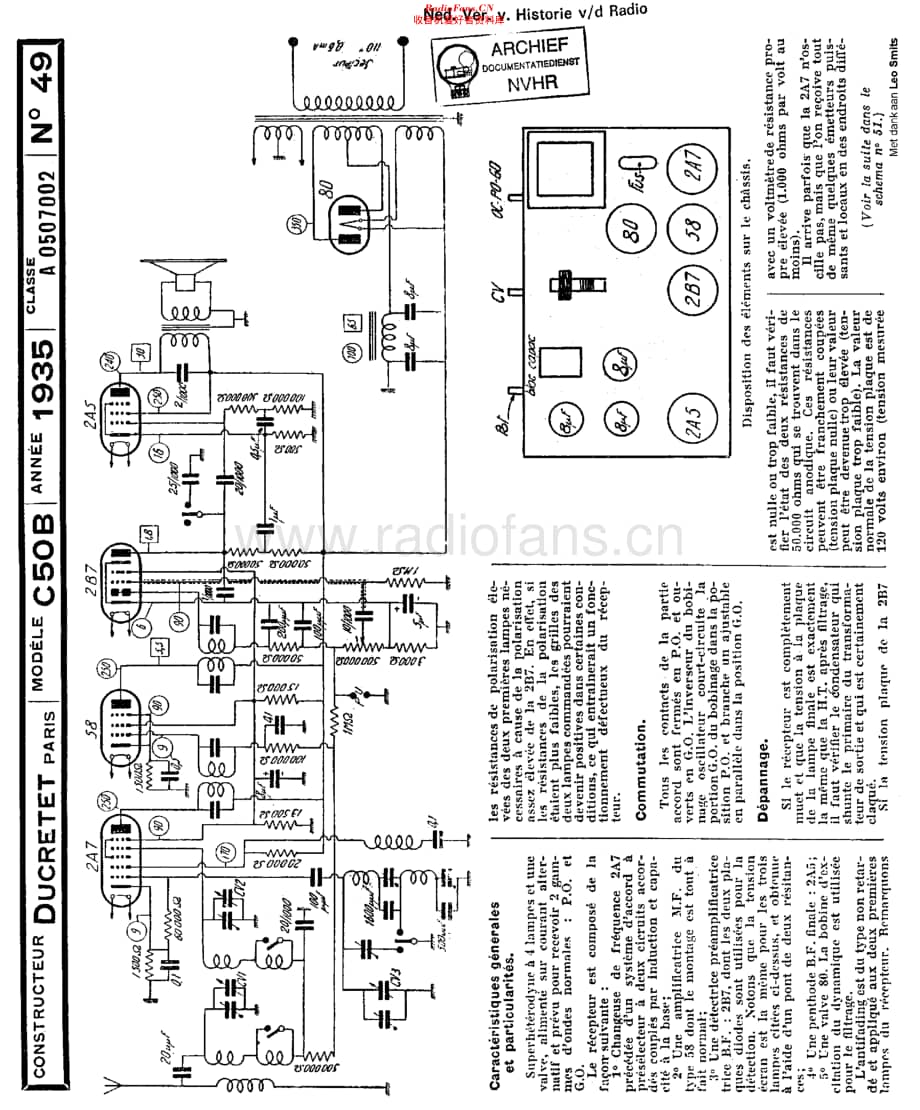 Ducretet_C50B维修电路原理图.pdf_第1页