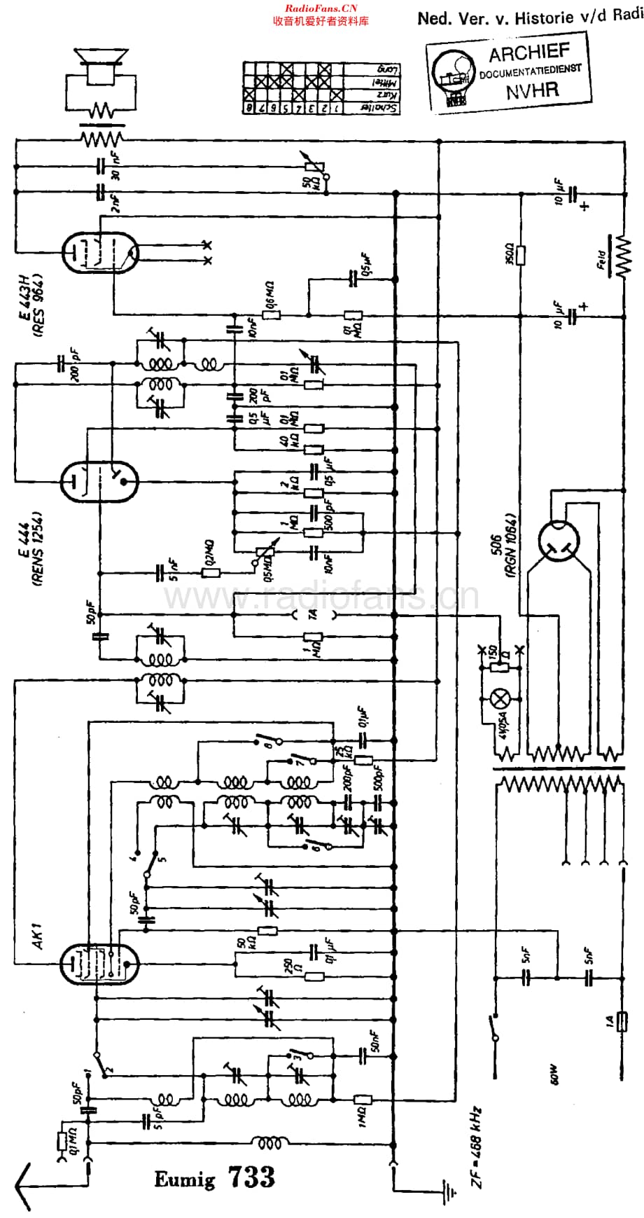 Eumig_733维修电路原理图.pdf_第1页