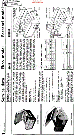 Ekco_RP411维修电路原理图.pdf
