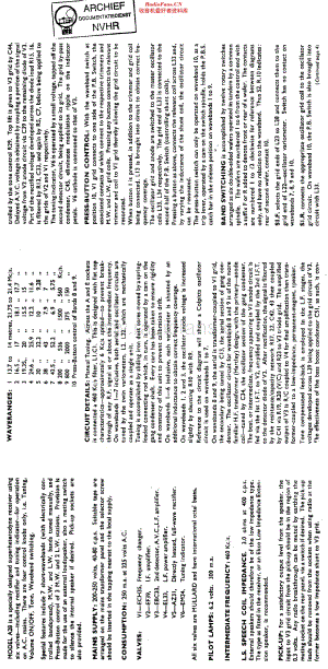 Ekco_A28维修电路原理图.pdf