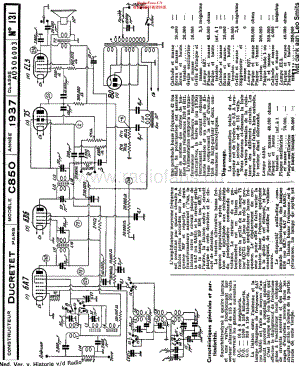 Ducretet_C850维修电路原理图.pdf