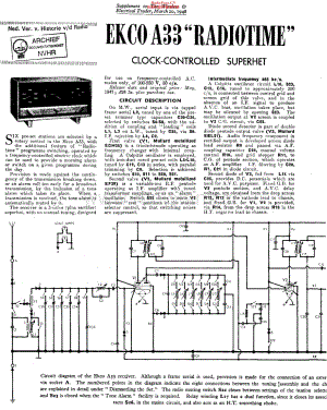 Ekco_A33维修电路原理图.pdf