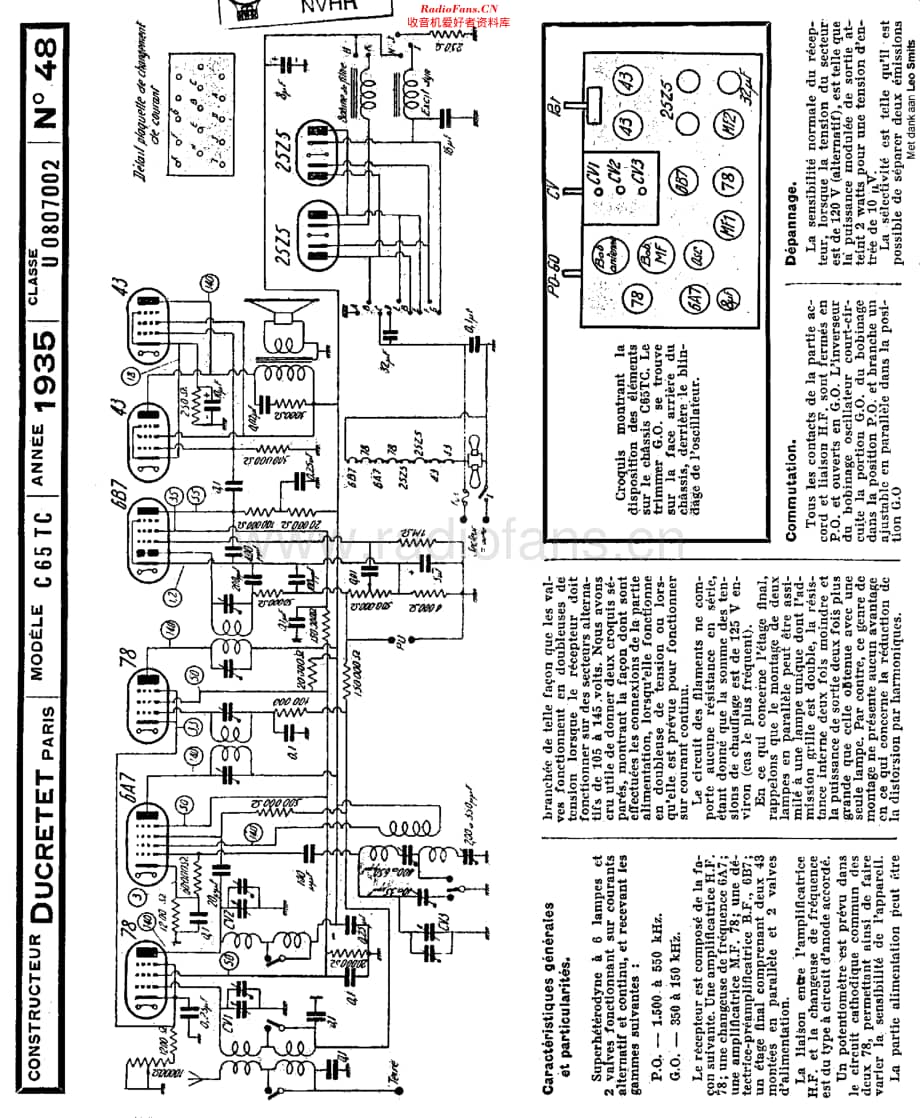Ducretet_C65TC维修电路原理图.pdf_第1页