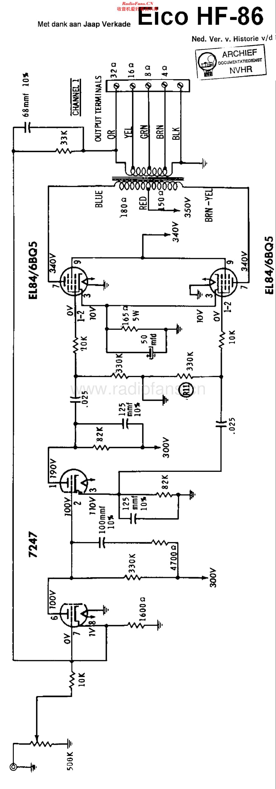 Eico_HF86维修电路原理图.pdf_第1页