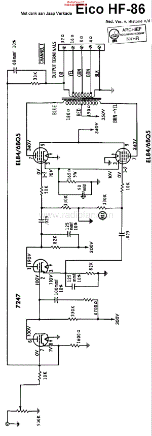 Eico_HF86维修电路原理图.pdf