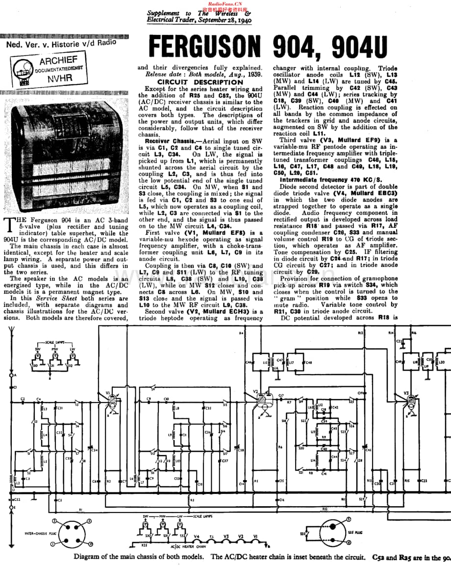 Ferguson_904维修电路原理图.pdf_第1页