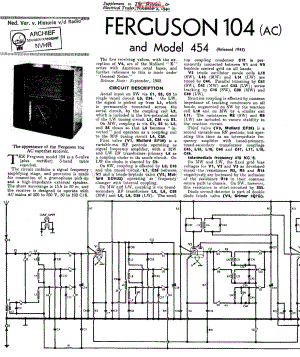 Ferguson_104维修电路原理图.pdf
