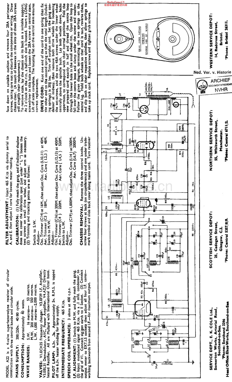 Ekco_A22维修电路原理图.pdf_第1页