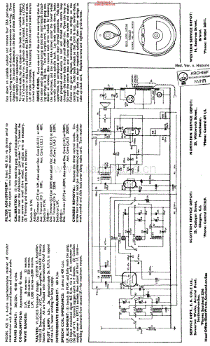 Ekco_A22维修电路原理图.pdf