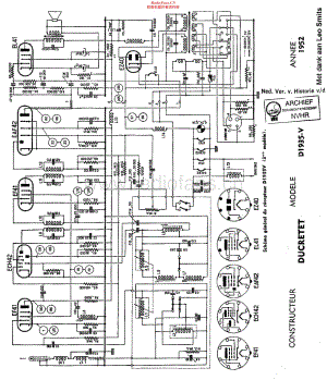 Ducretet_D1935V维修电路原理图.pdf