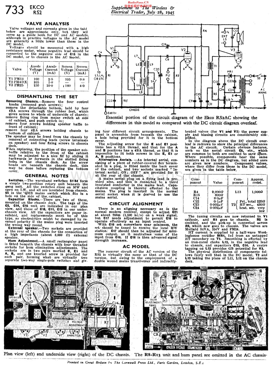 Ekco_RS2DC维修电路原理图.pdf_第2页