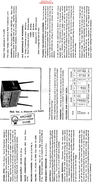 Ekco_RP341维修电路原理图.pdf
