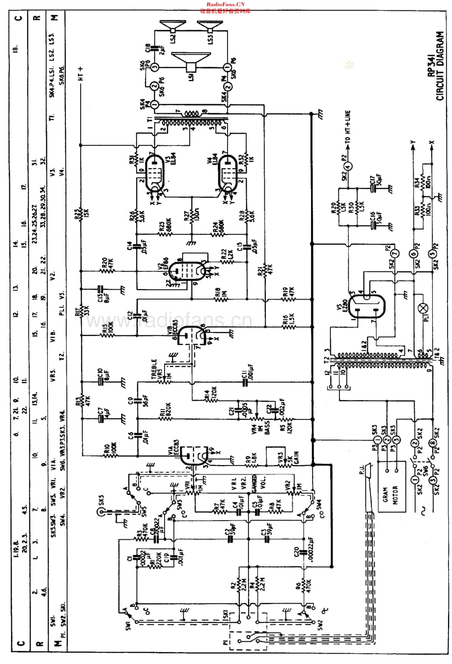 Ekco_RP341维修电路原理图.pdf_第3页