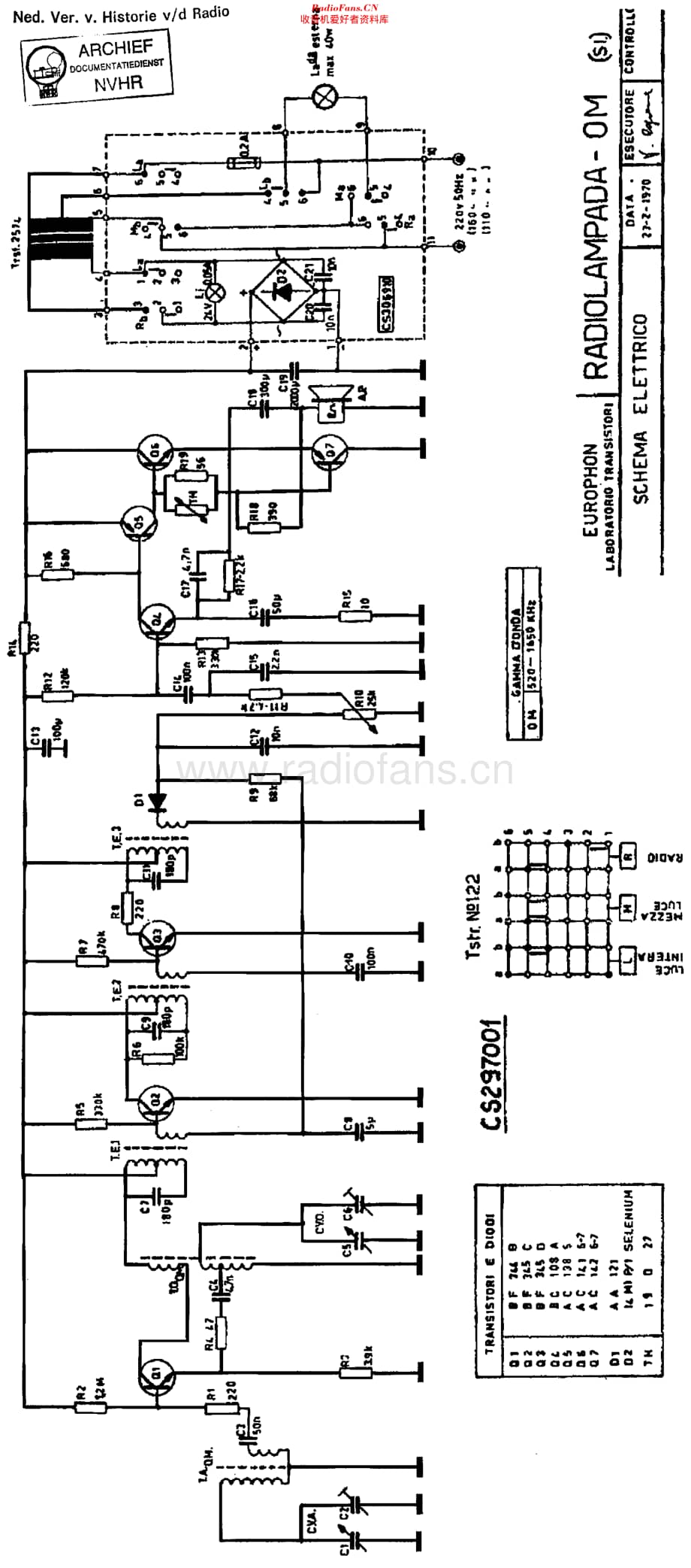 Europhon_Radiolampada维修电路原理图.pdf_第1页