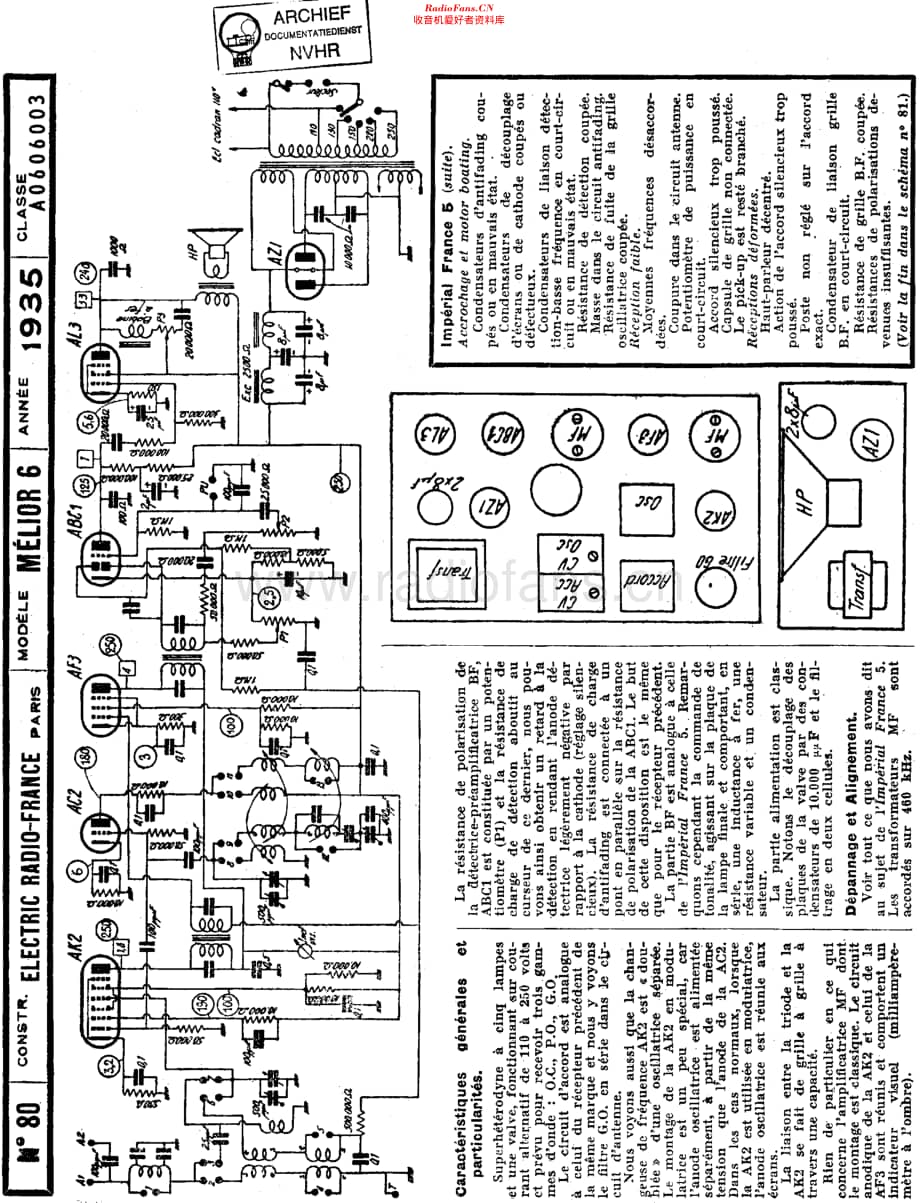 ElectricRadioFrance_Melior6维修电路原理图.pdf_第1页