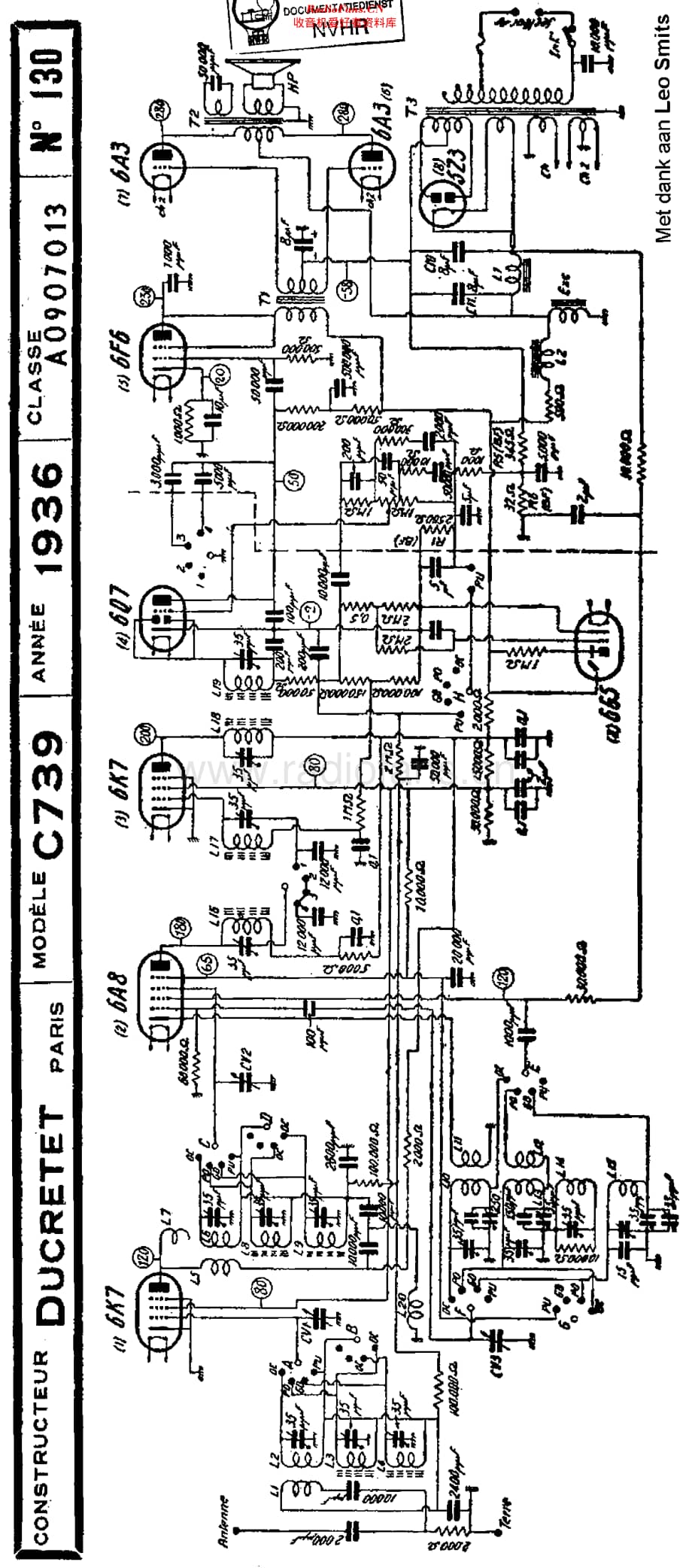 Ducretet_C739维修电路原理图.pdf_第1页