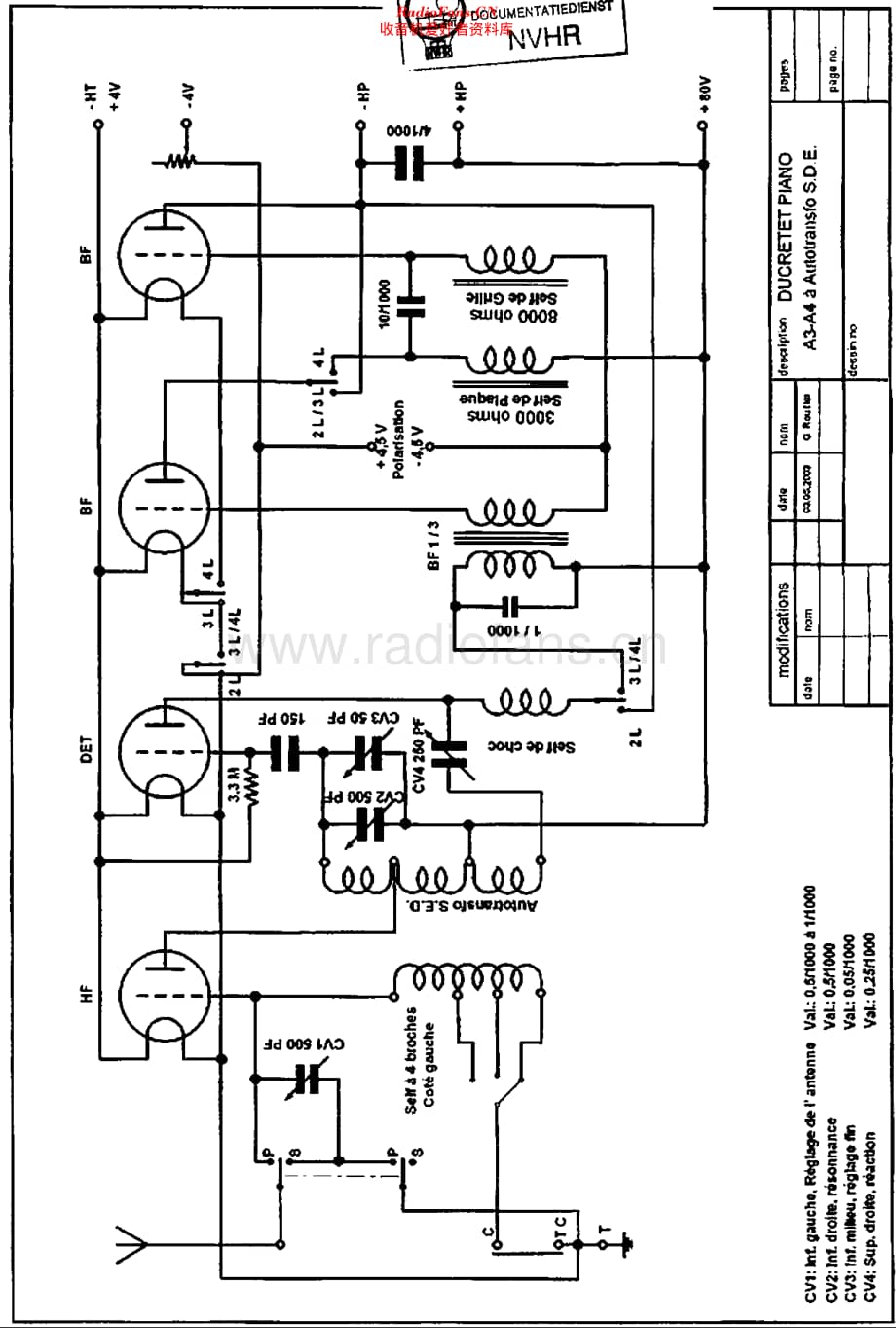 Ducretet_A4维修电路原理图.pdf_第1页