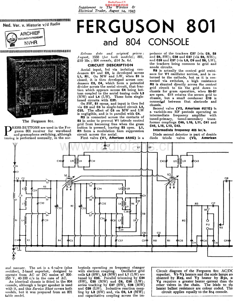 Ferguson_801维修电路原理图.pdf_第1页