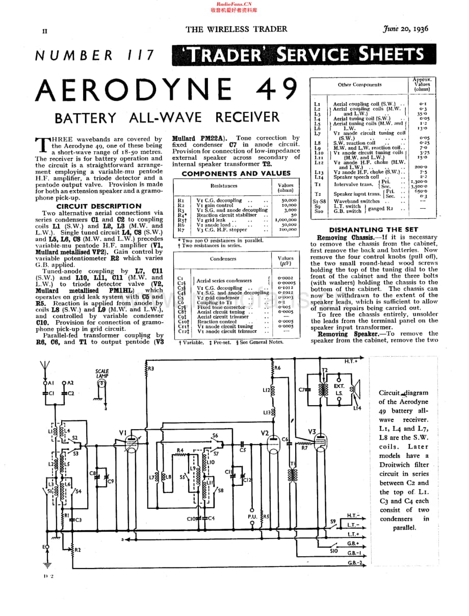 Aerodyne_49维修电路原理图.pdf_第1页