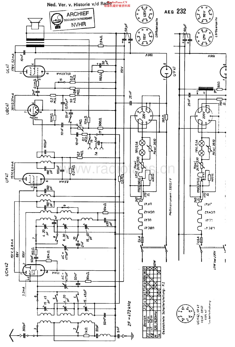 AEG_232维修电路原理图.pdf_第1页