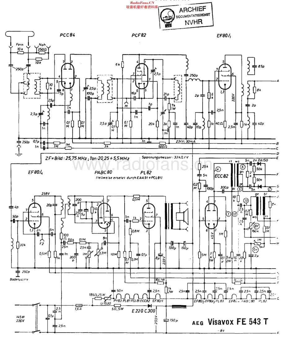 AEG_FE543T维修电路原理图.pdf_第1页