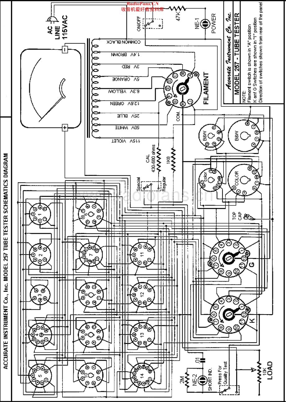 AccurateInstrument_257维修电路原理图.pdf_第1页