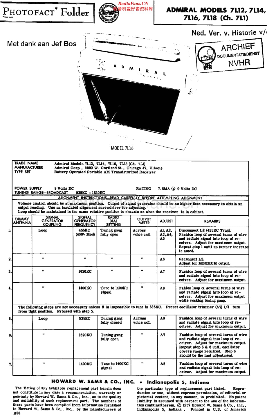Admiral_7L12维修电路原理图.pdf_第1页