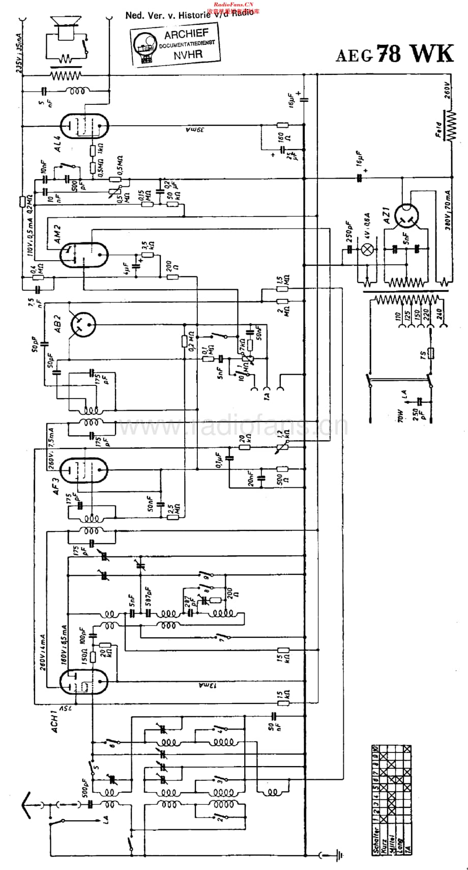 AEG_78WK维修电路原理图.pdf_第1页