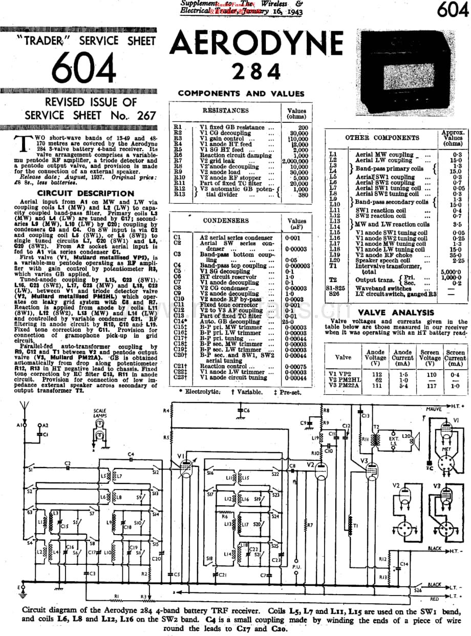 Aerodyne_284维修电路原理图.pdf_第1页